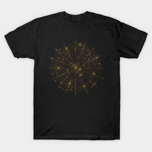 Gold Spiders web T-Shirt